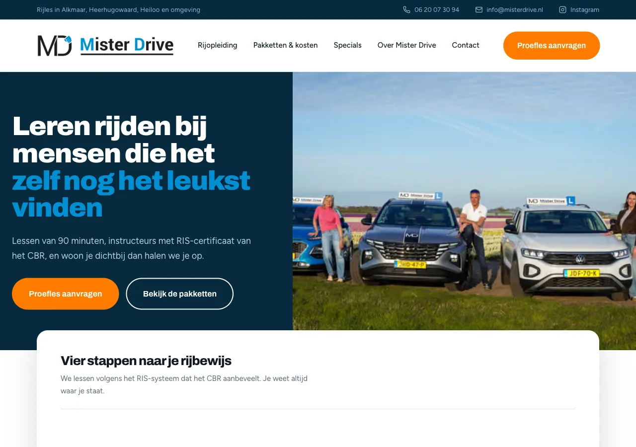 Website Mister Drive