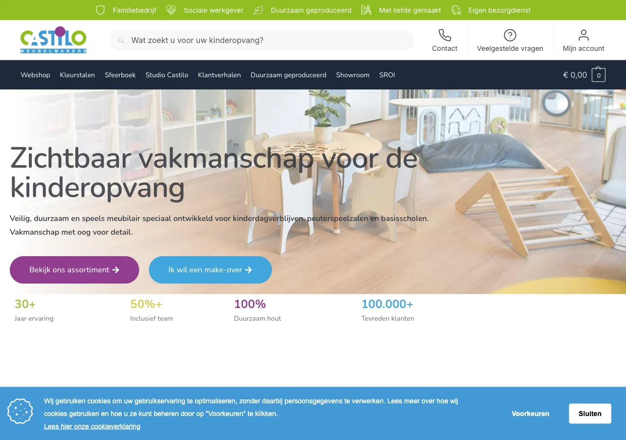 Website Castilo Meubelmakers