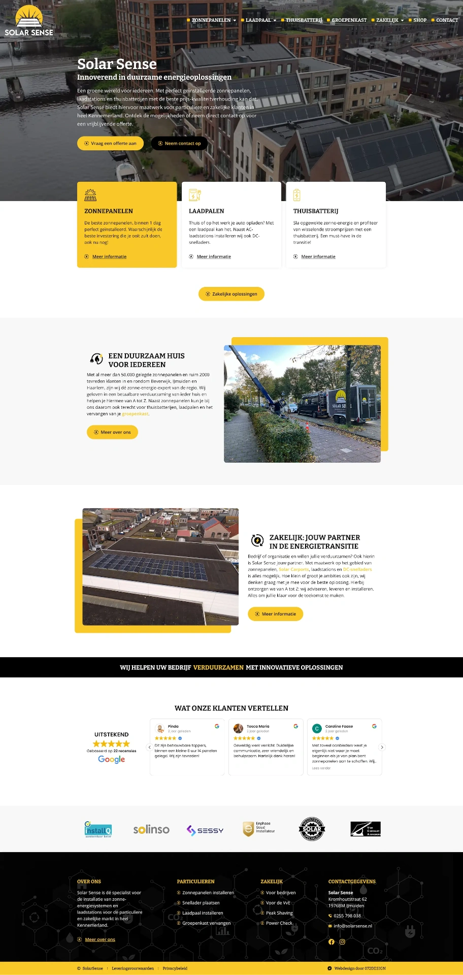 Website Solar Sense